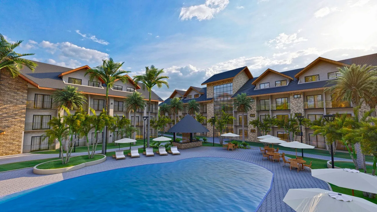 A piscina do America Resort